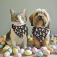 thumbnail image 2 of Dog Bandana 2 Pack,Black Princess Castle Rainbow Pattern Bandanas for Dogs,Cat Bandana,Small/ Large Dog Bandana 2 Size,Dog Bandanas, 2 of 6