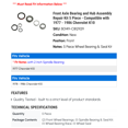 thumbnail image 2 of Front Axle Bearing and Hub Assembly Repair Kit 5 Piece - Compatible with 1977 - 1986 Chevy K10 1978 1979 1980 1981 1982 1983 1984 1985, 2 of 2