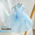 thumbnail image 4 of HQREA Dog Princess Dress for Small Medium Dogs Summer Girl Puppy Tulle Dress Formal Pet Wedding Party Birthday Outfit, 4 of 6