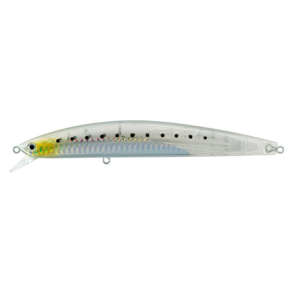 Daiwa Salt Pro SP Minnow Floating Striper Lure, 5", Translucent Glow Back