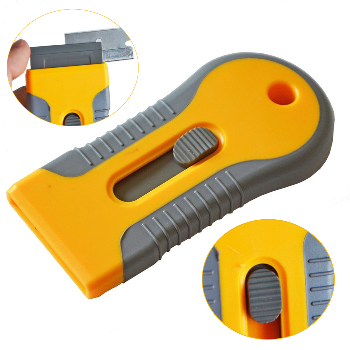 4.13''x1.77'' Plastic Car Sticker Remover Edge Blade Razor Scraper