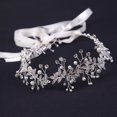 thumbnail image 1 of Novia de cristal con cabeza de boda plateada con accesorios para el cabello de la novia Sra. enredadera de pelo perlado (plata) Shuxiu Wang 9024719153094, 1 of 4