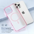 thumbnail image 4 of ELEHOLD Case for iPhone 16 Pro, Shockproof Magnetic Clear Case for Wireless Charging,Raised Edges for Camera & Screen Protection,Pink, 4 of 10