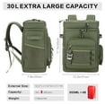 thumbnail image 2 of Large Waterproof Insulated Cooler Backpack for Men & Women, Leak Proof Cooler Backpack for Camping, Beach, Fishing, Picnic, Travel, Outdoor, 30L, 48Cans, 2 of 12