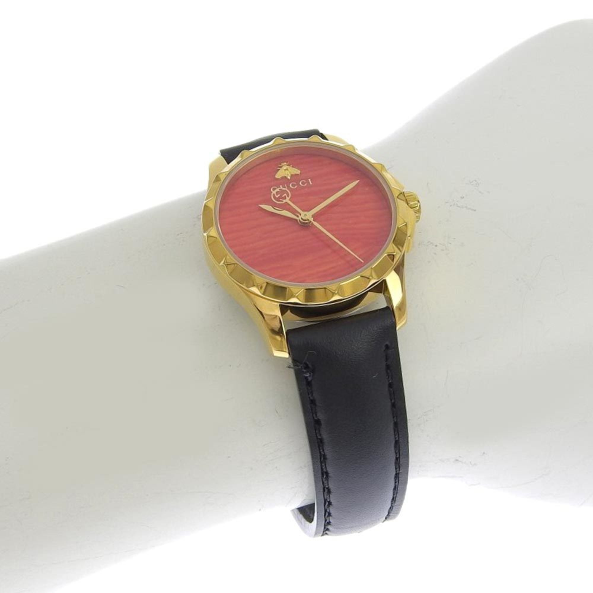 Pre-Owned Gucci GUCCI G Timeless Logo Bee Women's Quartz