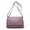 Purple, variant on Genuine Cowhide Crocodile Embossed Flap Crossbody Messenger Storage Square Bag