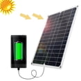 thumbnail image 4 of Portátil 15W DC 18V/5V Dual USB Panel de banco de energía solar que viaja cargador de barco para coche, 4 of 10