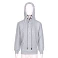thumbnail image 3 of Linjinx Unisex Pullover Hoodies for Boys Girls Drawstring Casual Hooded Top Pull On Clothes Hoody Grey 120, 3 of 7