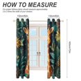 thumbnail image 2 of Forest Giraffe (2) Curtains Aesthetic Envrionmental Friendly Picture, Living Room Bedroom Window Drapes 2 Panel Set, 2 of 5