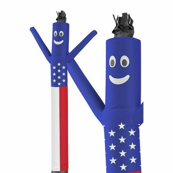 Lookourway Air Dancers Inflatable Tube Man Attachment - 10 Feet Tall Wacky Waving Inflatable Dancing Tube Guy For Business Promotion (Blower Not Included) - Black