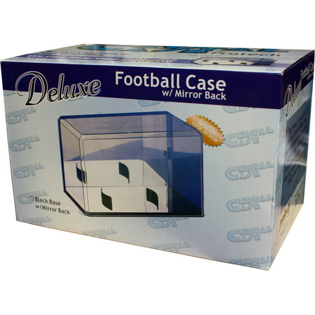 Full Size Football Display Case With Mirror Back (Football Not