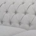 thumbnail image 3 of Noble House 84.75" Chesterfield Sofa,Deep Button Tufting,Beige, 3 of 11