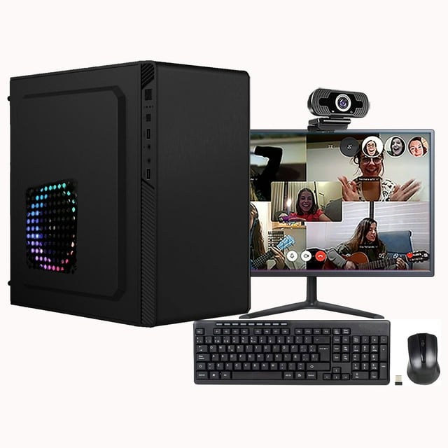 Computadora de Oficina Intel NeuComputo 8GB RAM 960GB SSD Monitor 21.5 FULL HD Teclado y Mouse