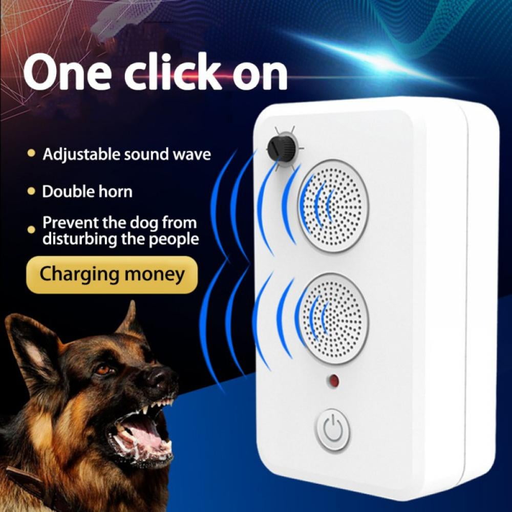 Ultrasonic Dog Bark Control Anti Barking Device Silencer Stopper Outdoor Indoor 