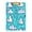 Gold, variant on Snow Mountain Pattern 12.5x9in Clipboard, Durable Acrylic with Metal Clip and Wall Hook for Office or Classroom