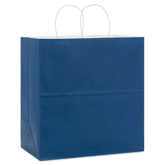 Hallmark Extra-Deep Gift Bag (Solid Navy Blue)