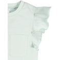thumbnail image 3 of Modern Moments by Gerber Baby and Toddler Girl Organic Pleated Ruffle Sleeve Top, Sizes 0/3 Months - 5T, 3 of 7