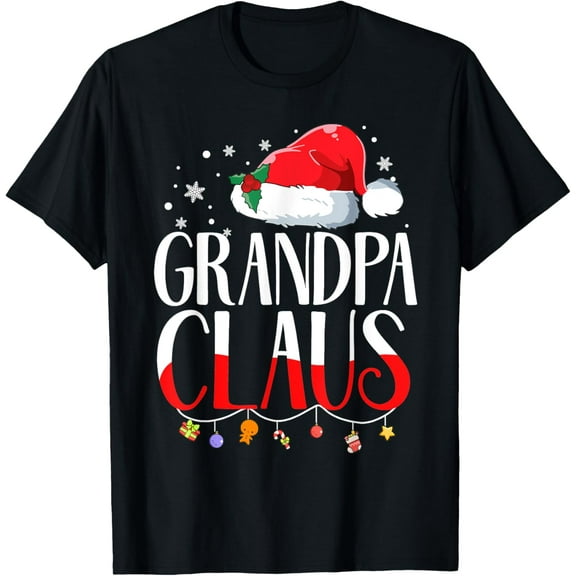 Playful Comfort Tee - Grandpa Claus Santa Claus Family Christmas Matching T-Shirt