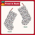 thumbnail image 2 of KLL Music Player for 18" Christmas Stocking Snowman Xmas Stocking Holiday Christmas Decoration Gifts for Family Kids, 2 of 8