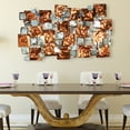 thumbnail image 6 of Empire Art Direct ADM-6126-2949-R Maze Hand Painted Etched Metal Wall Sculpture, 6 of 10