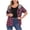 Hot Pink, variant on Hooded Womens Tops Striped Red Cocoon Outerwear Jackets Casual Regular Short Sleeve Outerwear Jackets Summer Tops for Women,M