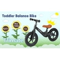 thumbnail image 5 of Trimate Toddler Balance Bike, Black - No Pedal Sport Bike for 3-5 Year Olds, 12" Inflated Tire, Perfect Gift for Boys and Girls with Inseam 16" - 21", 5 of 9