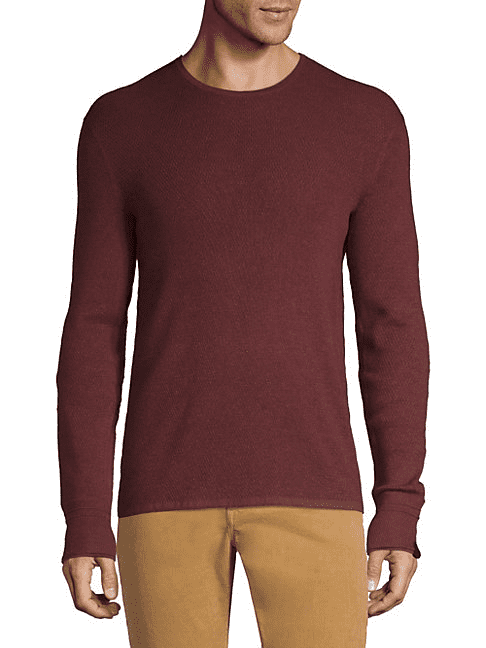 Rag \u0026 Bone CHOCOLATE Davis Crewneck 