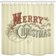 thumbnail image 1 of Cortina de Ducha ABPHQTO Feliz Navidad Tela Poliéster 160x180 cm, 1 of 1