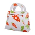 thumbnail image 1 of Bolsas de regalo de Pascua para niños con asas, bolsa de dulces de fieltro hecha a mano. Blanco, 1 of 9