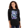 thumbnail image 3 of The Smurfs Cool Kanji Born Fly Unisex Plus Size Long Sleeve Tee Shirt Brisco Brands 2X, 3 of 5