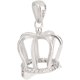 thumbnail image 1 of Colgante de jaula de perlas de plata de ley 925, con engaste de plata, marco de cuentas y circonita cúbica., 1 of 6