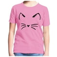 thumbnail image 5 of Girls Tops Size 14-16 Toddler Boys Girls Prints Short Sleeve Cat Prints T Shirt Tops Clothes Pink T Shirts for Boys and Girls,4-5Y, 5 of 5