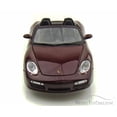 thumbnail image 4 of Porsche Boxster S Convertible, Maroon - Maisto 31123 - 1/18 Scale Diecast Model Toy Car, 4 of 5