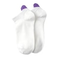 thumbnail image 2 of 1 Pair Non-slip Elastic Low-tube Ankle Socks Cute Heart Stitching Girl Short Socks, 2 of 8