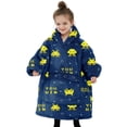 thumbnail image 1 of Sudadera con capucha NOUKOW para niños de 6 a 10 años, franela sherpa, 1 of 7