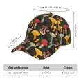 thumbnail image 2 of Easygdp Mushrooms And Fern Stems Baseball Cap with Adjustable Buckle – Lightweight, Breathable, Sweat-Absorbent Hat for Outdoor Activities, Sports, and Casual Wear, 2 of 6