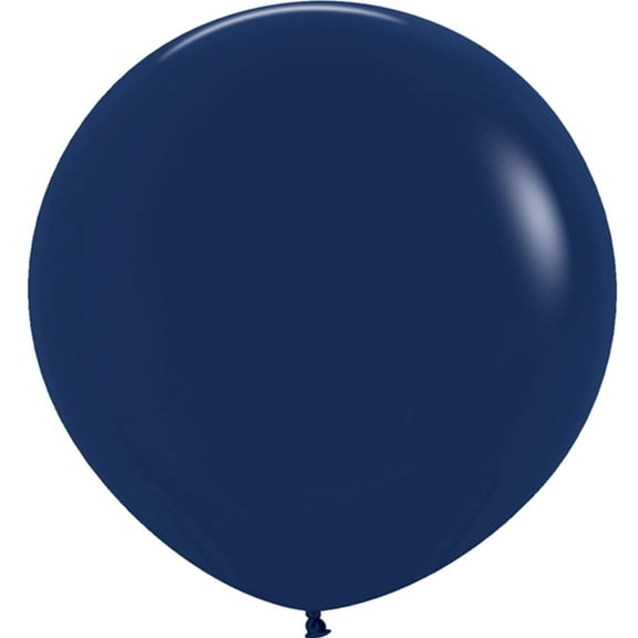 4 Fashion Navy Balloons 24"