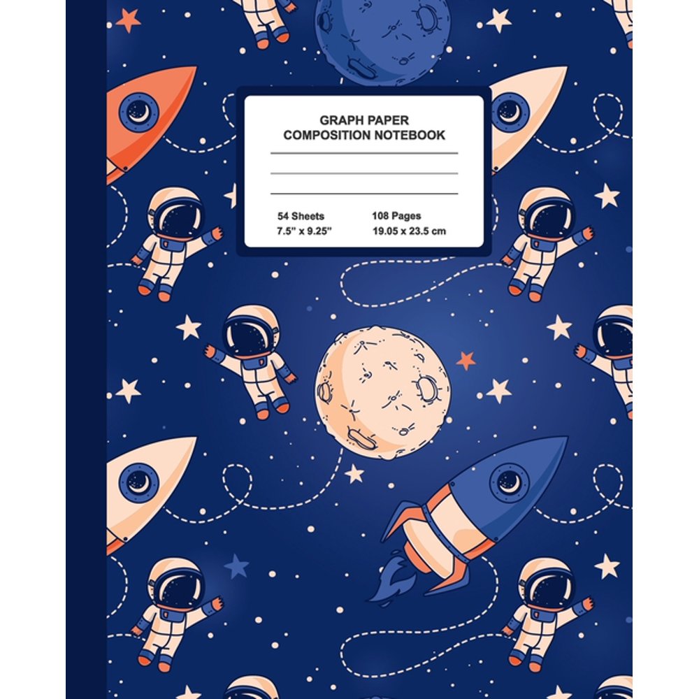 Graph Paper Composition Notebook Quad Ruled 4 Squares Per Inch Sheets