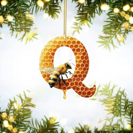 

LLDYYDS 26 Surname Letter Holiday Ornaments 2D Acrylic Ornaments 26 Surname Letter Ornaments for Family Ornaments 26 Surname Letter Ornaments Vintage Christmas Baubles Acrylic Chandelier Beads Clear