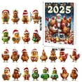 thumbnail image 4 of Beautynvta Chicken Advent Calendar 2025, 24 Days Christmas Countdown Calendar with Acrylic Chicken Pendants, Christmas Ornaments, Unique Surprise Gifts for family and Friends, 4 of 5