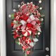 thumbnail image 4 of Navidad plantas artificiales falsas puerta colgante 50 cm para la decoración del hogar de la puerta de la pared, 4 of 7