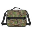 thumbnail image 2 of Camo and Branch Brown Pattern Insulated Lunch Bag with Shoulder Strap and Bottle Holder,Bento School Lunch Bag Box,11x9.5x3.5 Inches, 2 of 5