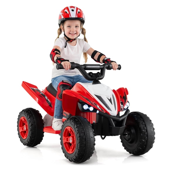 Infans 12V Quad 4 Wheeler Ride on Toy with Music, Light, USB Port, Wireless Connection