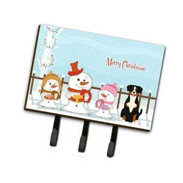 Merry Christmas Carolers Entlebucher Leash or Key Holder