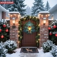 thumbnail image 5 of Metal Hanging Christmas Tree Wind Spinner - Festive Garden Decoration with Starry Design Perfect for Holiday Yard Decor, 5 of 7