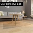 thumbnail image 3 of Office Computer Carpet Protector Chair Mat chair mat for hardwood 1.5mm Thick PVC Mat 50x90cm, 3 of 9