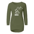 thumbnail image 4 of Bovemsi Womens Sweaters Casual Solid Long Sleeve Jumper Blouse Fall Sweaters, 4 of 5