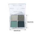 thumbnail image 3 of Four-color Eye Shadow Pearlescent Matte Fine Shim Smoothly Color And Non-flying Powder Eye Shadow, 3 of 3