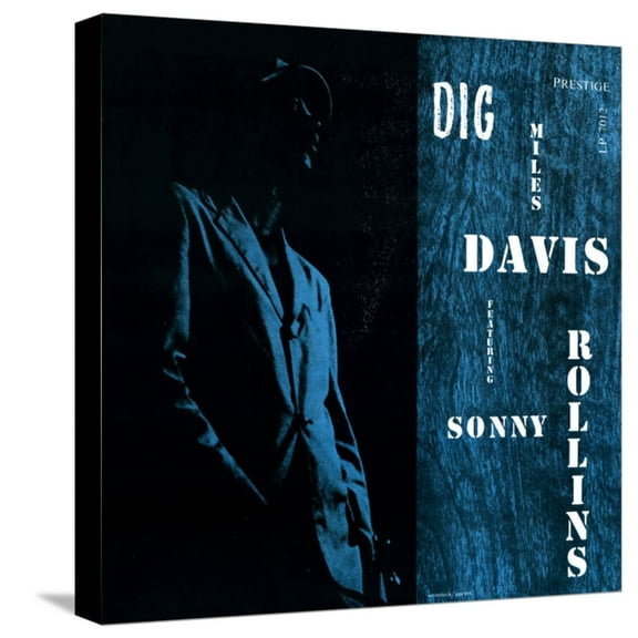 Art.com Miles Davis featuring Sonny Rollins - Dig Stretched Canvas Print Wall Art, 16" x 16"