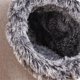 thumbnail image 4 of Pet Scratchproof Kennels House Bed Enclosed Plush Pet Kitten Nest, B, 4 of 5